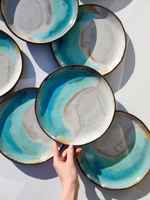 Talerz obiadowy WAVE HAWAII