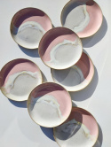Talerz obiadowy WAVE PINK