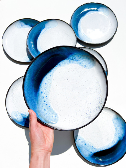 Talerz obiadowy WAVE ARCTIC