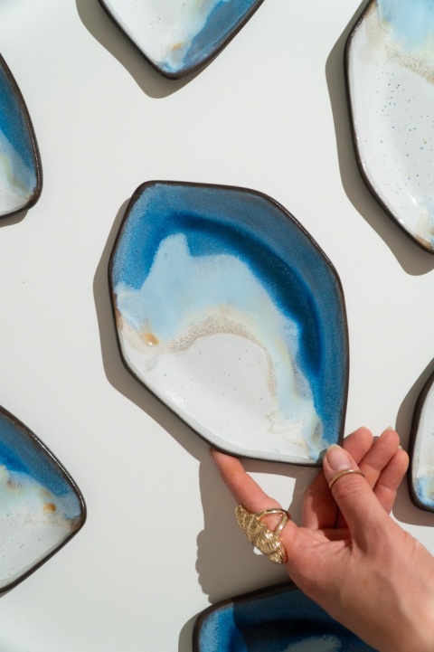 Small Platter WAVE ARCTIC