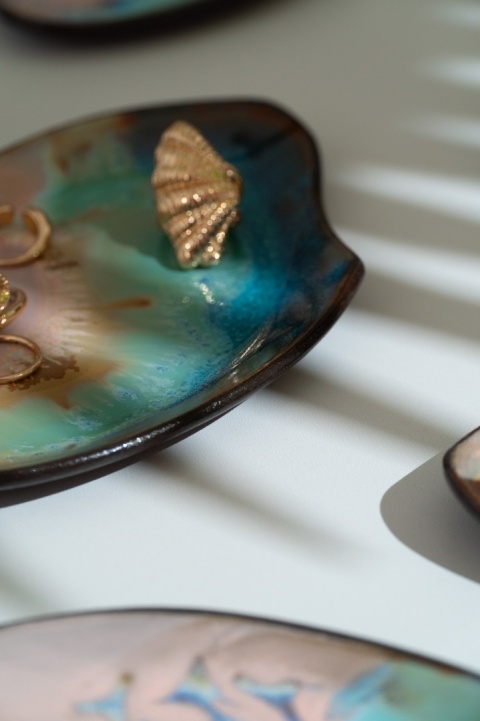 Small Platter WAVE BALI