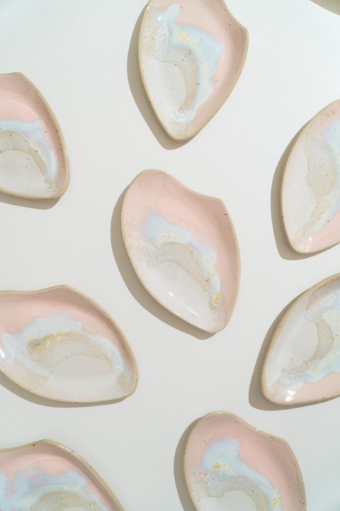 Small Platter WAVE PINK