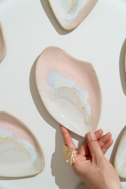 Small Platter WAVE PINK