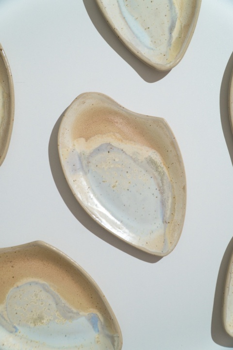 Small Platter WAVE SAND