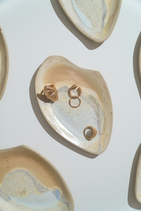 Small Platter WAVE SAND