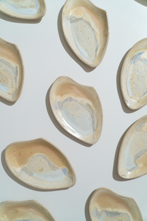 Small Platter WAVE SAND