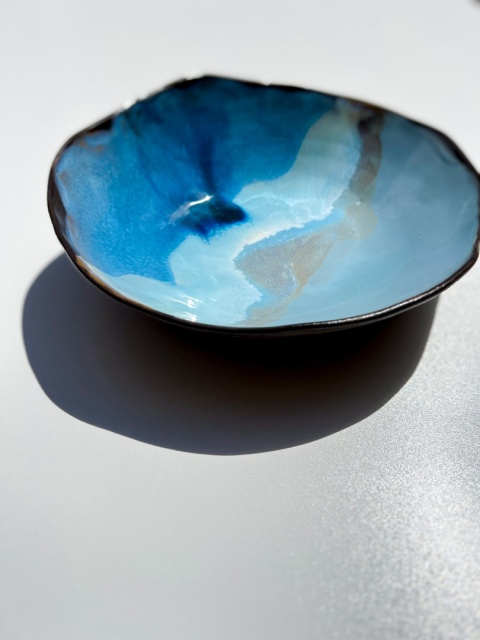 WAVE OCEAN salad bowl