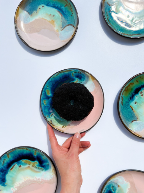 Talerz deserowy WAVE BALI