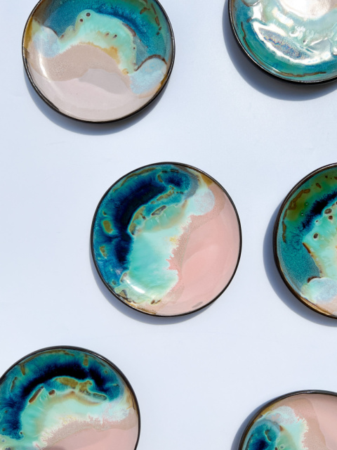 Talerz deserowy WAVE BALI