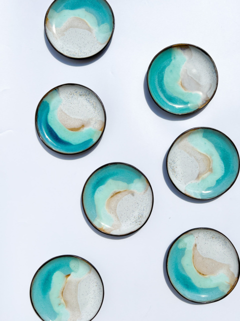 Talerz deserowy WAVE HAWAII