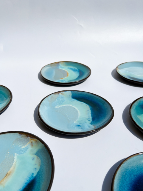 Talerz deserowy WAVE OCEAN