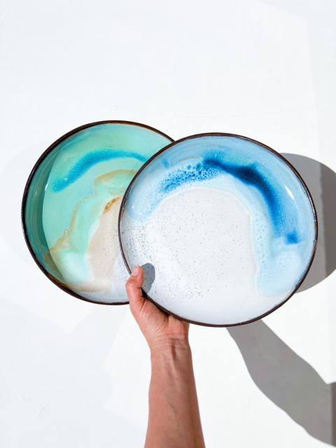 Talerz obiadowy WAVE ARCTIC