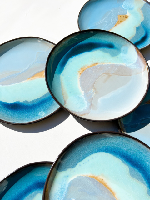 Talerz obiadowy WAVE OCEAN